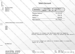 NatWest Bank Statement